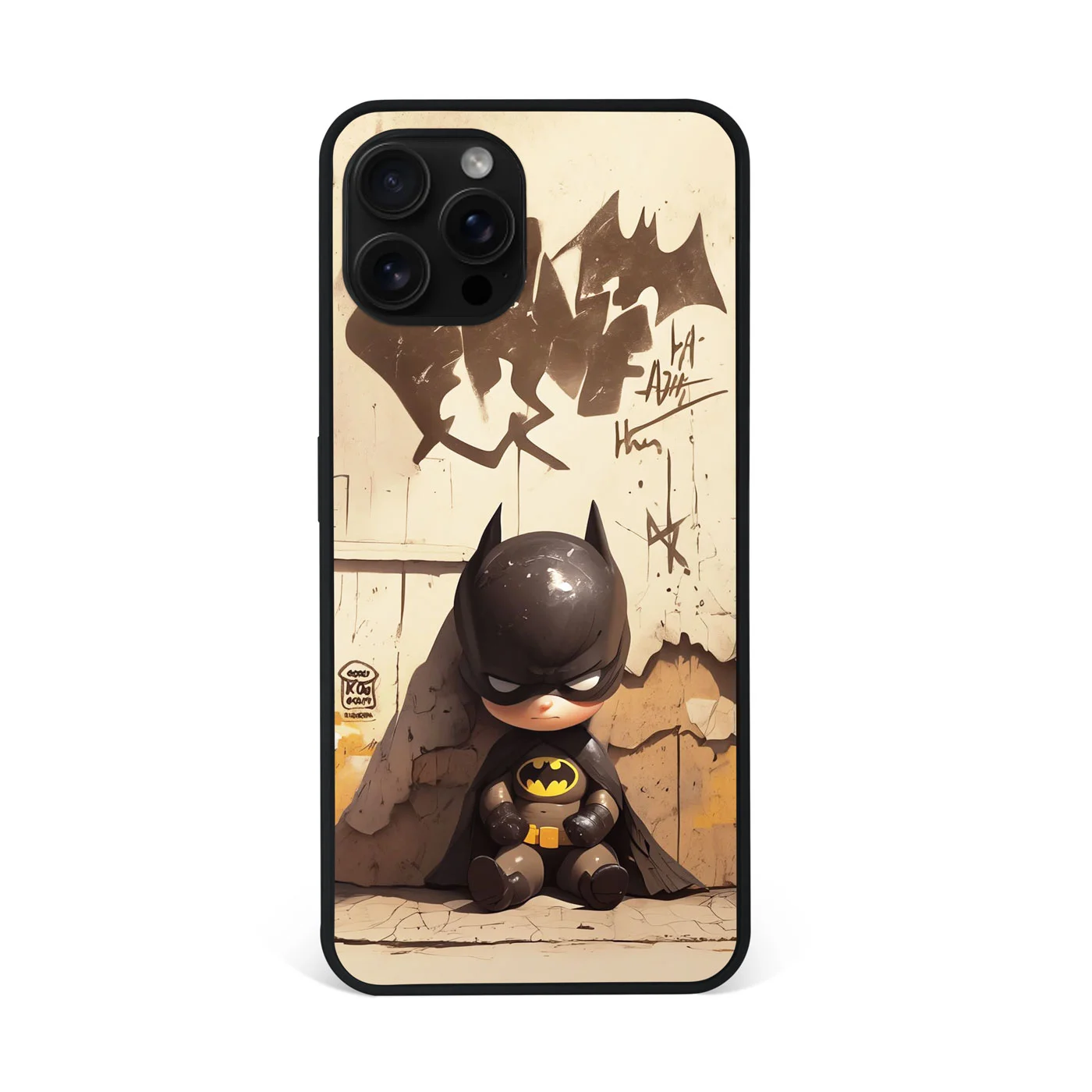 Batman Chibi Cute Premium Glass Phone Case