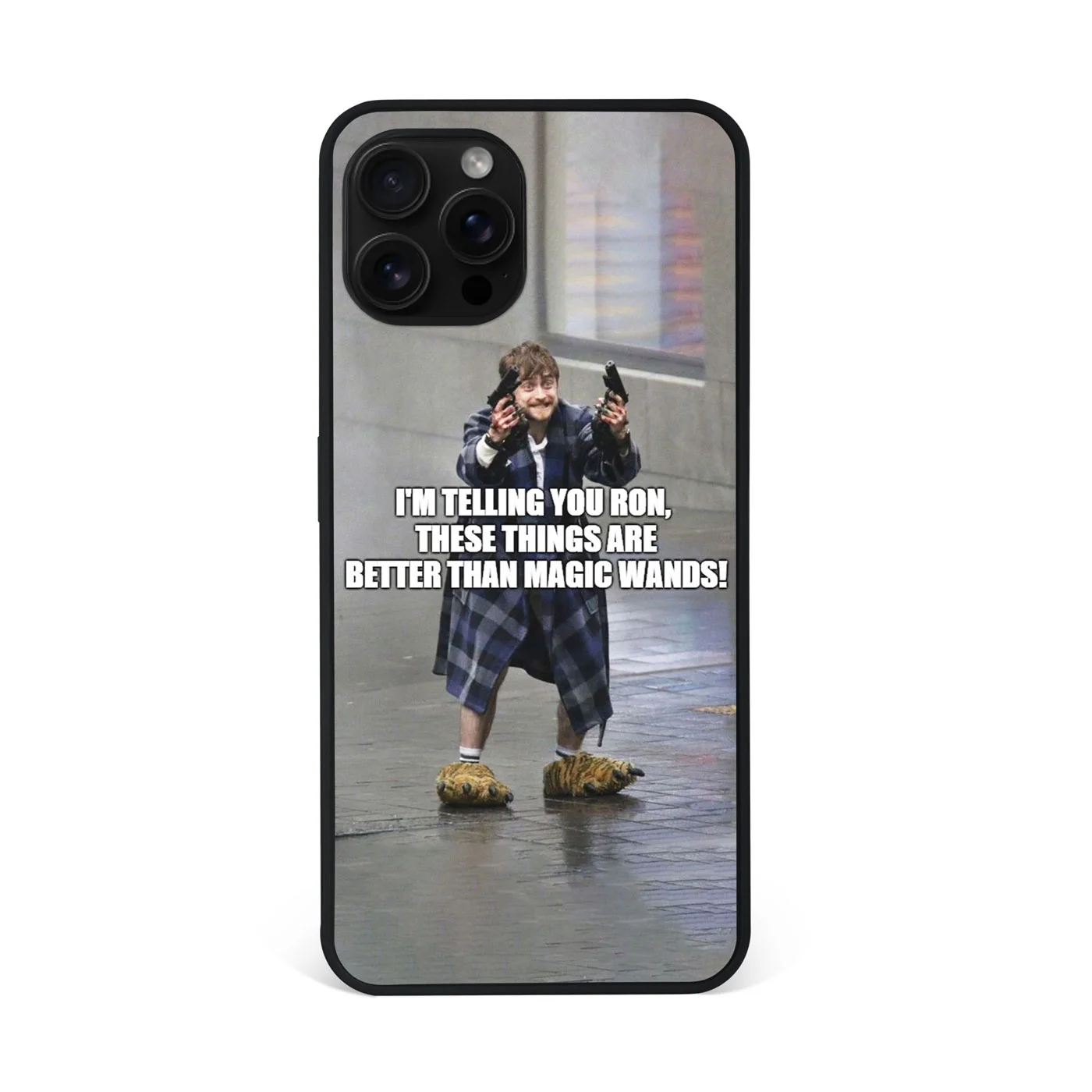 Better Than Magic Wands Meme Premium Glass Phone Case