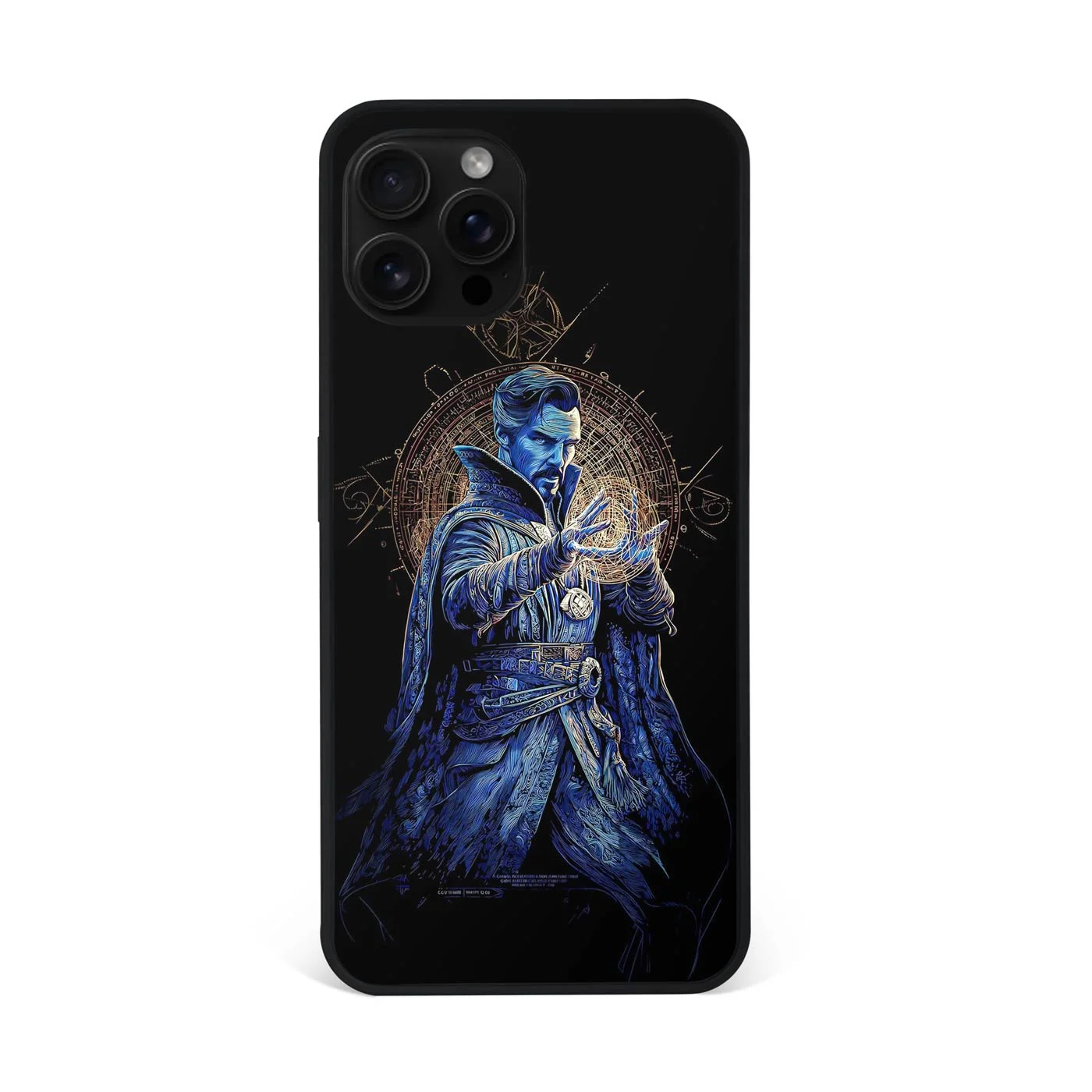 Doctor Strange Blue Sorcerer Supreme Mystical Premium Glass Phone Case