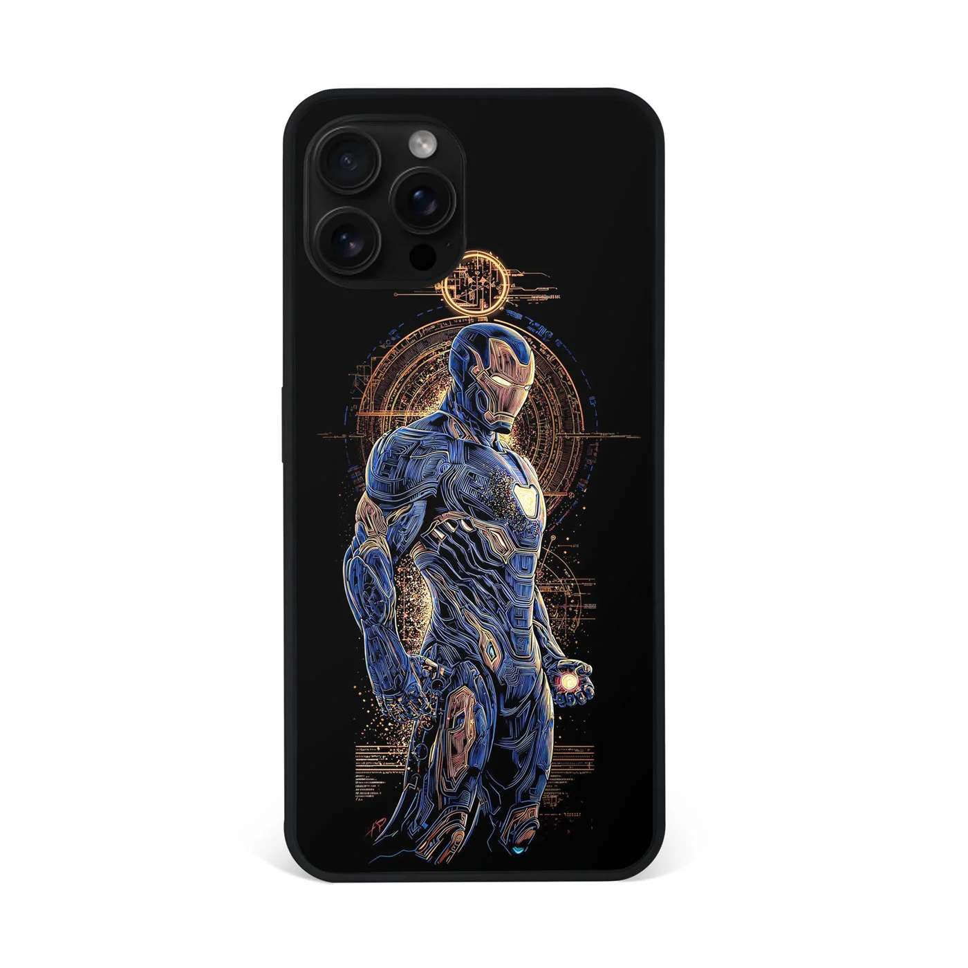 Iron Man Quantum Armor Premium Glass Phone Case