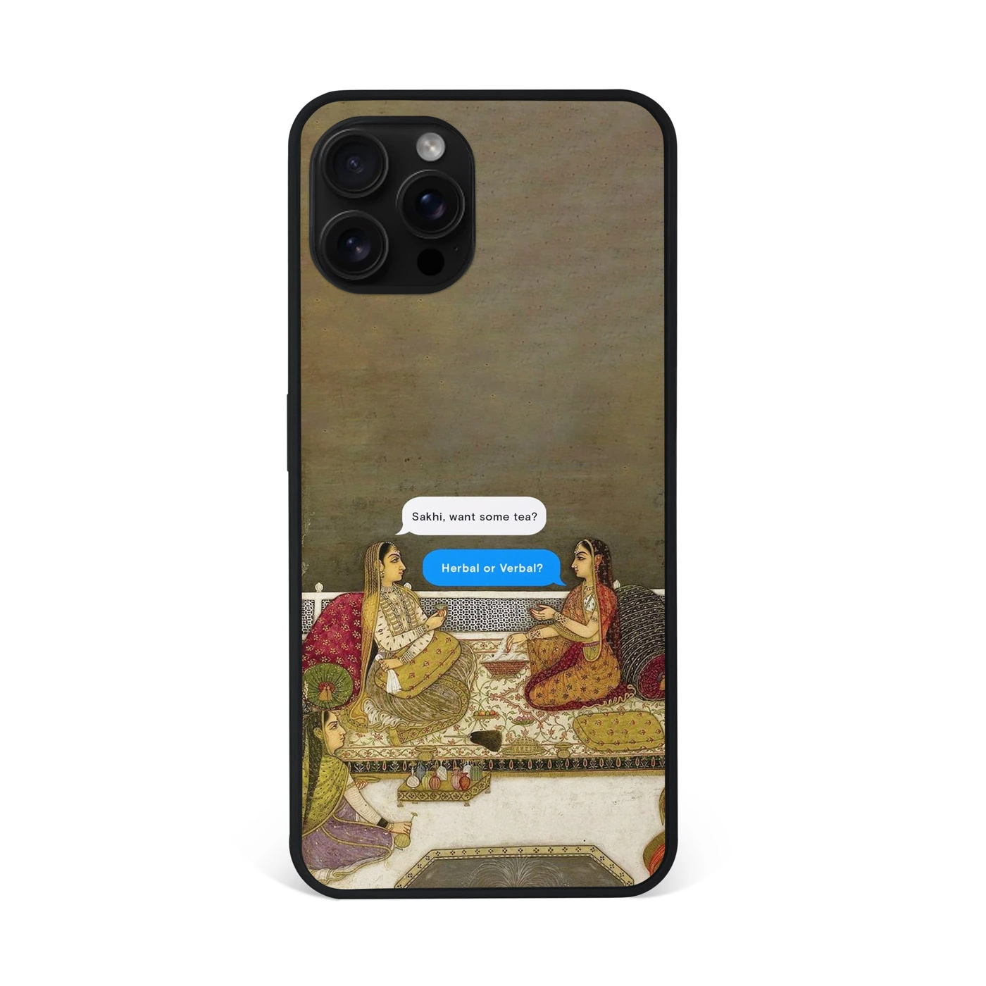 Sakhi Tea Talk Premium Glass Phone Case