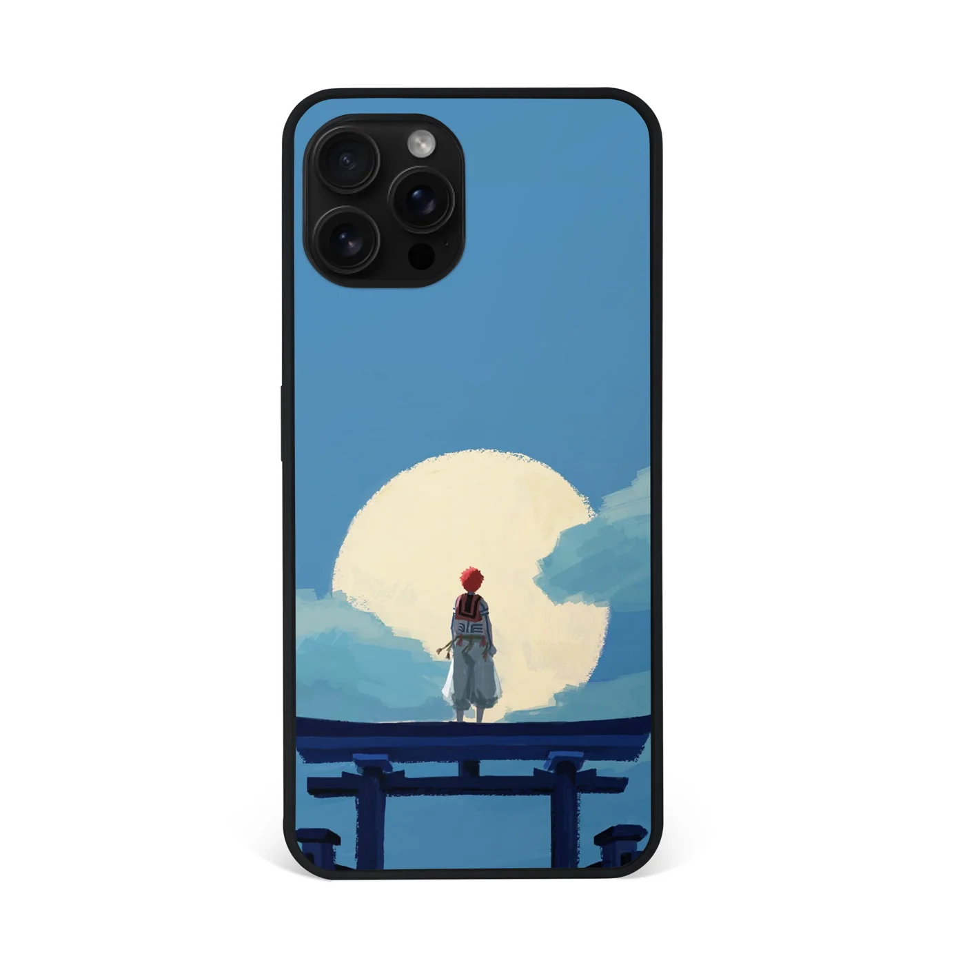 Roronoa Zoro One Piece Moon Torii Premium Glass Phone Case